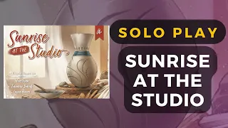 Sunrise at the Studio Board Game Solo Playthrough | DaniCha