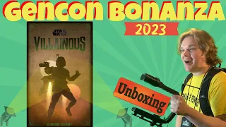 Star Wars Villainous: Scum and Villainy Hot Game Unboxing At Gen Con 2023