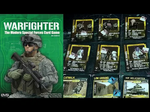 Blue Boards: Warfighter The Modern Special Forces Card Game