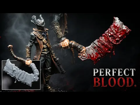 Bloodborne β Saw Hunter | How to Make Realistic Blood Effect (Miniature Painting Tutorial)