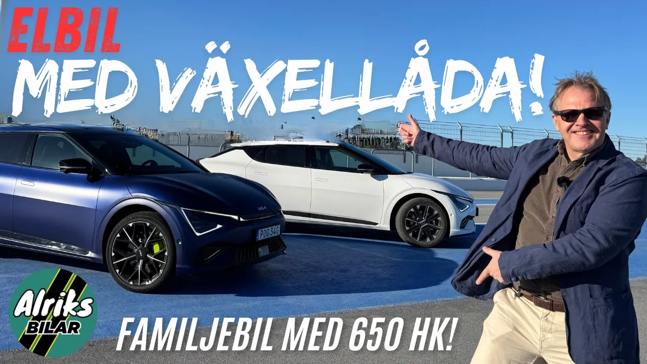 Kia EV6 GT – Elbilen med växellåda och 650 hk! Kör också den vanliga faceliftade versionen – bäst?
