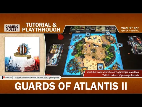Guards of Atlantis II - Live Tutorial and Playthrough