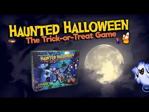 Quick Look at How To Play Haunted Halloween The Trick-or-Treat Board Game