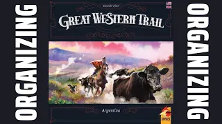Organizing Great Western Trail: Argentina (Fully Sleeved, Metal Coins, No Lid Lift) SideGame LLC