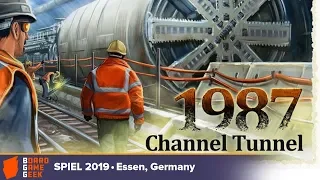 1987 Channel Tunnel - game overview at SPIEL 2019