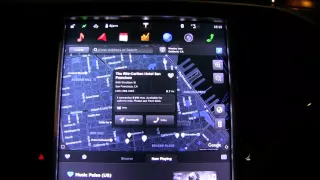 Info on destination chargers within the car