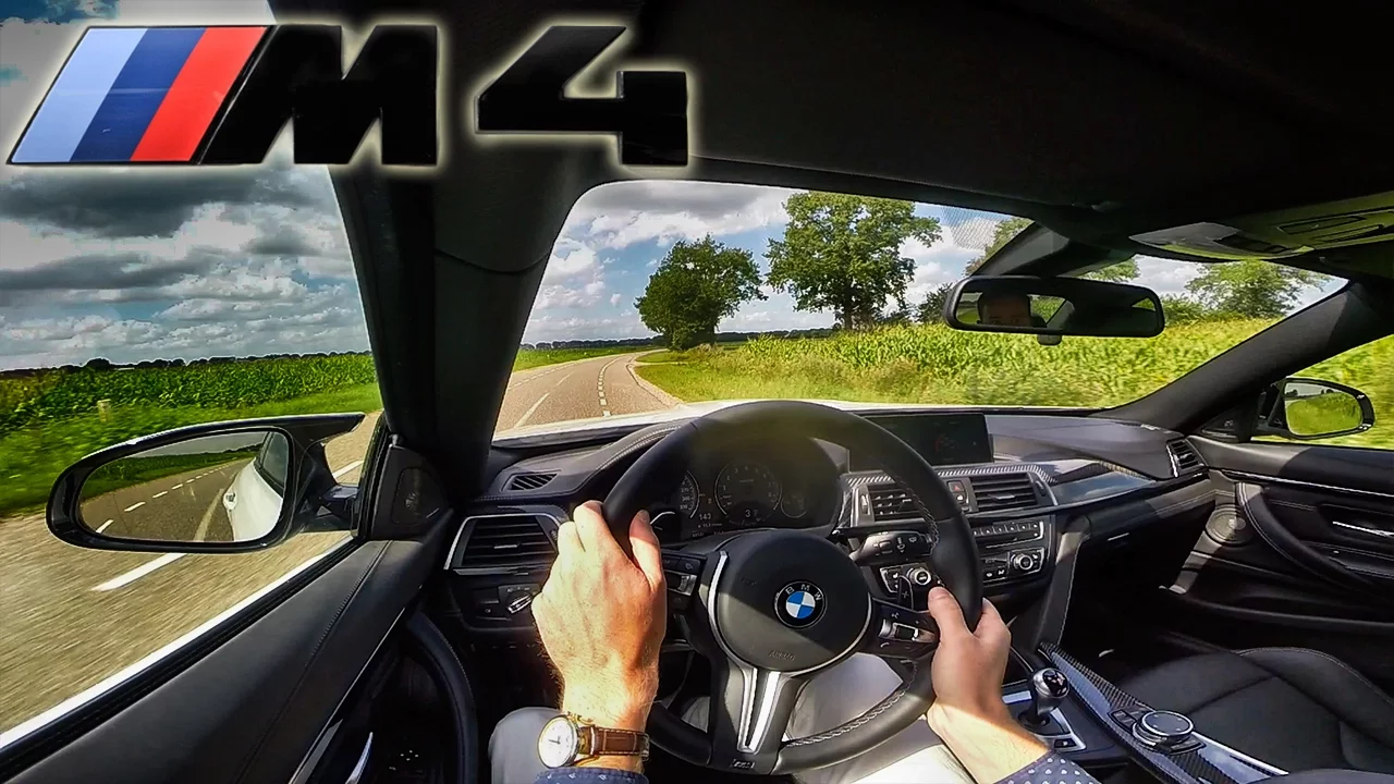 2017 BMW M4 COMPETITION Test Drive SOUND Interior
