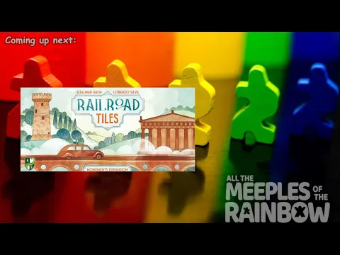 All the Games with Steph: Railroad Tiles: Monuments Expansion - Teach
