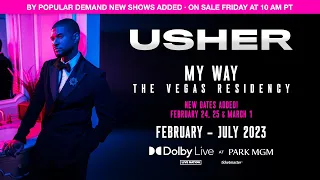Usher My Way Vegas Residency - New Dates Added!