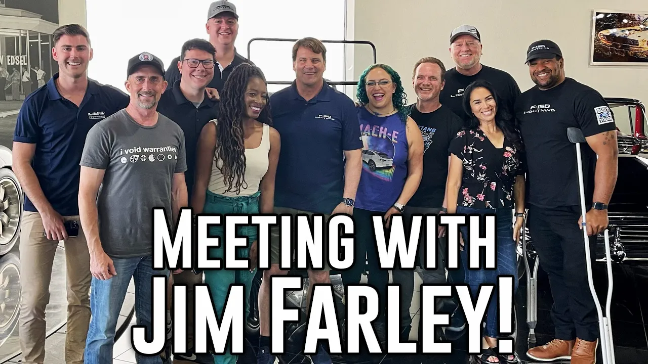 Meeting with Jim Farley to talk about EV ownership, charging, & Ford's EV future!