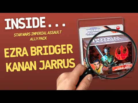 Star Wars Imperial Assault Ezra Bridger and Kanan Jarrus Ally Pack | Inside #717