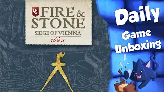 Fire & Stone: Siege of Vienna 1683 - Daily Game Unboxing