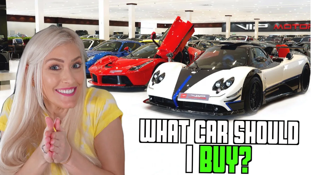 I'm shopping for a supercar in Dubai!
