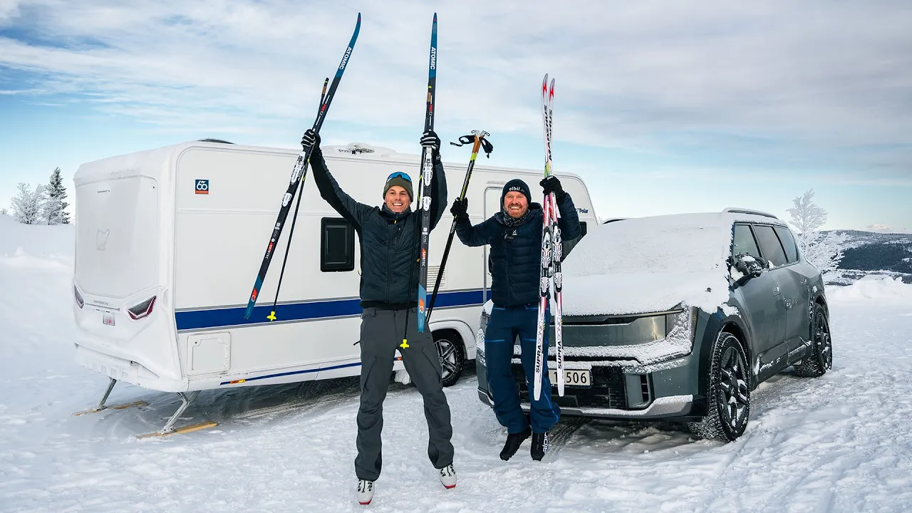 Vintertest 2024: Funker iskald camping til fjells med elbil som varmekilde?