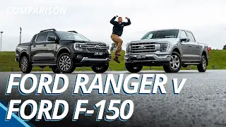 2024 Ford F-150 v Ford Ranger Comparison | USA’s and Australia’s favourite pick-ups go head-to-head