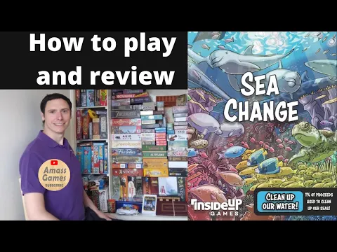 Sea Change how to setup play and #review #solo #playthrough #sologamer #tricks taking AmassGames 4k