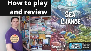 Sea Change how to setup play and #review #solo #playthrough #sologamer #tricks taking AmassGames 4k
