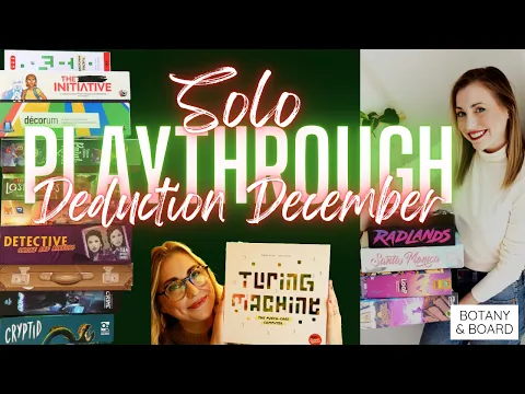 Turing Machine | Solo Playthrough x3! | Deduction December Ep. 2