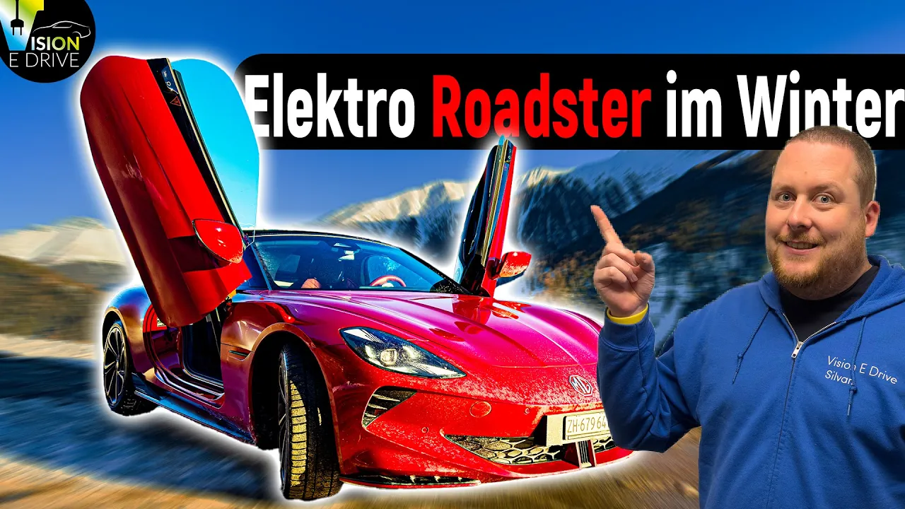 Roadster Fahren nur im Sommer möglich? Wintercheck mit dem MG Cyberster!