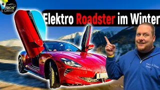 Roadster Fahren nur im Sommer möglich? Wintercheck mit dem MG Cyberster!
