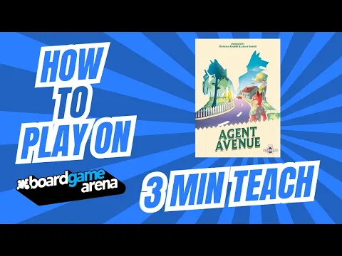 Agent Avenue: How to Play on BGA in 3 Minutes