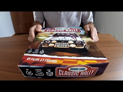 Classic Rally Board Game - First Prototype Unboxing