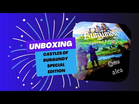 Castles of Burgundy special edition unboxing