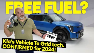 Fancy FREE FUEL forever? Kia’s incredible Vehicle To Grid system goes live NEXT YEAR.