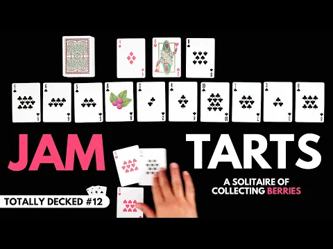 How to Play Jam Tarts | A Solo Card Game About Collecting Berries (Totally Decked #12)