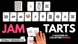 How to Play Jam Tarts | A Solo Card Game About Collecting Berries (Totally Decked #12)