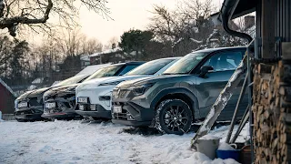 Norges rimeligste 4x4 i stor vintertest: Changan Deepal, Suzuki e-Vitara, Smart #1 og Zeekr X