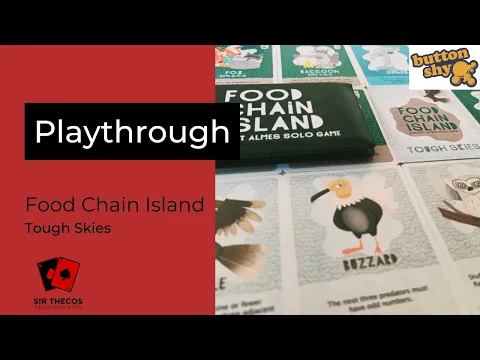 Playthrough | Food Chain Island (+ Tough Skies Expansion, Button Shy Games)