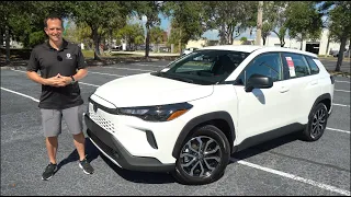 The NEW 2026 Toyota Corolla Cross S is the MOST affordable AWD hybrid SUV