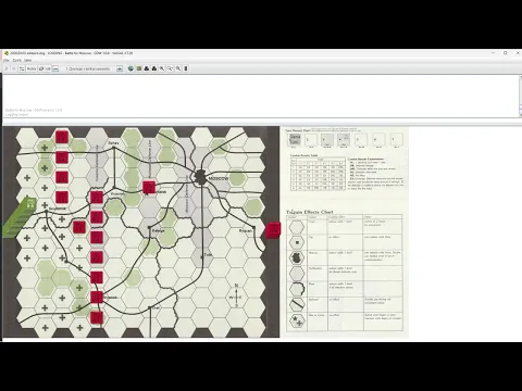 Getting comfortable with Vassal - Playing Battle for Moscow solitaire