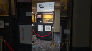 The Catan original paintings used in the creation of the game on public display