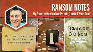 Ransom Notes: My Favorite Mechanism