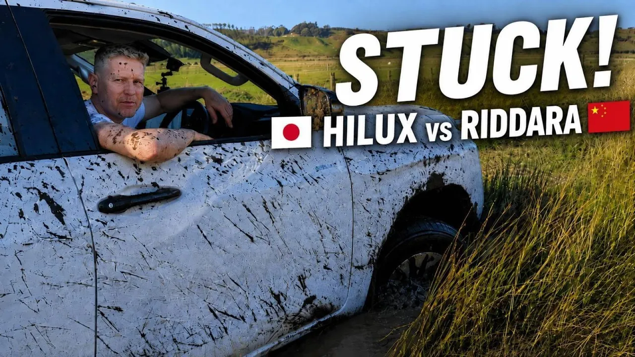Electric Ute Showdown: Toyota Hilux BEV vs Riddara RD6 in THE SWAMP