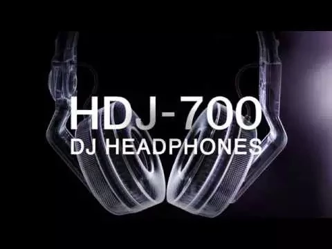 Product video thumbnail for Pioneer DJ HDJ-700-K Matte Black DJ Headphones
