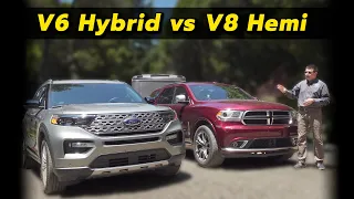 Hybrid vs V8 Towing Test | Which Is More Efficient?