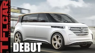 VW BUDD-e Debut Concept: Volkswagen brings back the Micro-Bus & it is Electric