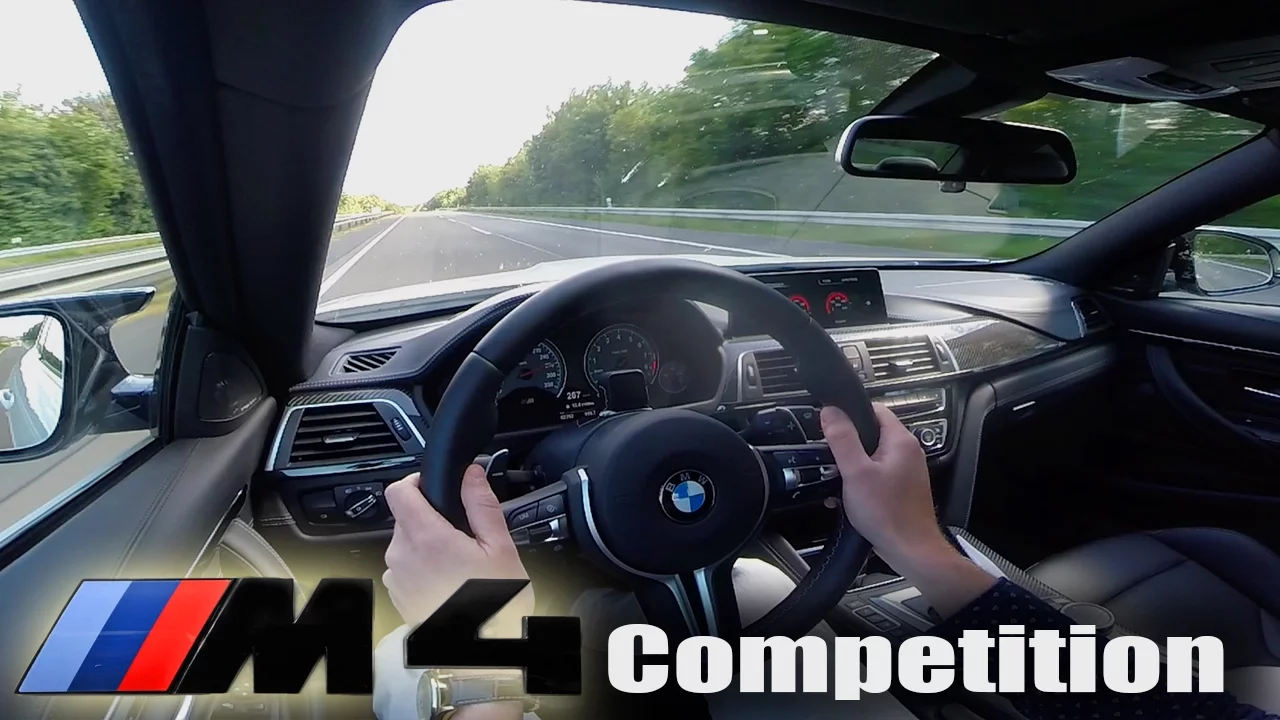 BMW M4 Competition F82 TOP SPEED & ACCELERATION 0-285 km/h Autobahn Test Drive