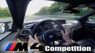 BMW M4 Competition F82 TOP SPEED & ACCELERATION 0-285 km/h Autobahn Test Drive