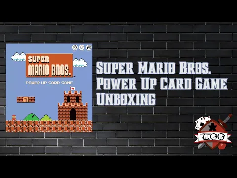 Super Mario Bros. Power Up Card Game Unboxing | Components & First Look
