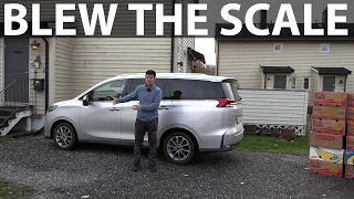 Maxus Euniq 5 banana box test