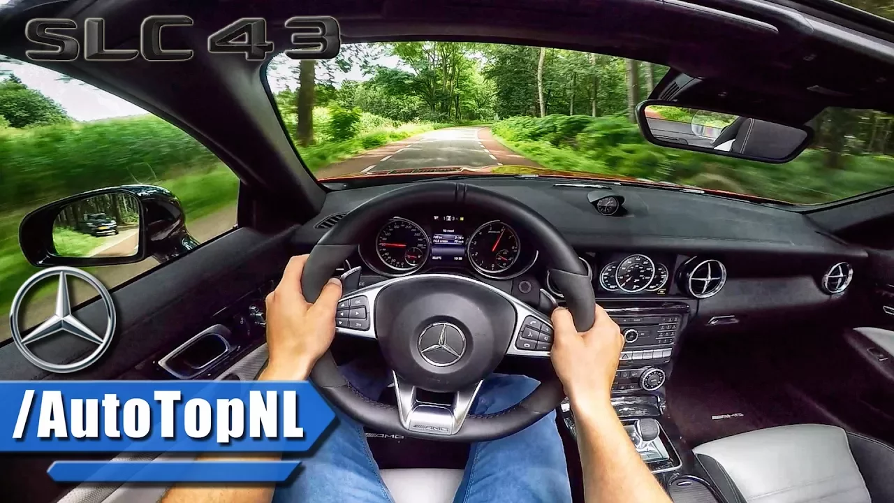 Mercedes AMG SLC 43 3.0 V6 BiTurbo 367HP POV Test Drive by AutoTopNL