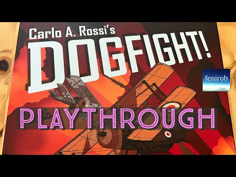 Dogfight! Board Game | Playthrough | Yellow vs Green (Advanced)