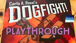 Dogfight! Board Game | Playthrough | Yellow vs Green (Advanced)