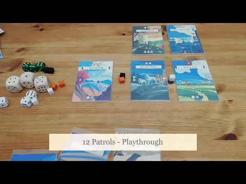 12 Patrols (Free Solo PnP): Playthrough - Diagonal Move