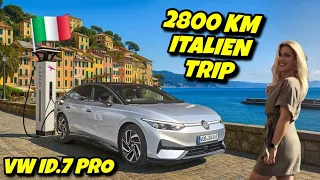 Ladekosten im Urlaub? VW ID.7 Italien Roadtrip von Portofino bis Florenz. #elektroauto