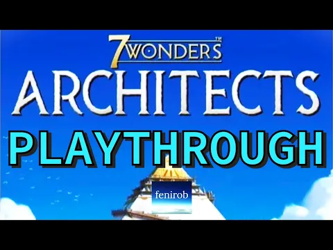 7 Wonders Architects Board Game | Playthrough